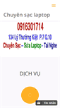 Mobile Screenshot of chuyensaclaptop.com